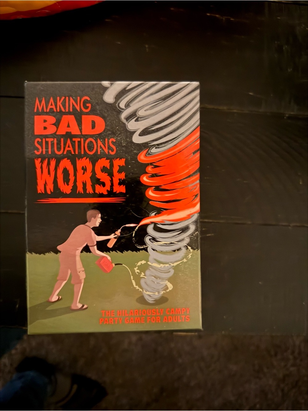 2 games  bundle Making Bad Situations Worse and Hot seat Party Card Game